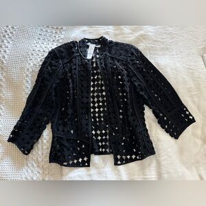 White House Black Market Cut Out Jacket